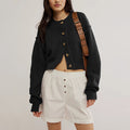 Loose Button Knit Cardigan - DippedShop Wholesale - #7299