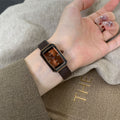 Minimalist Hexagon Leather Watch - DippedShop Wholesale - #9971
