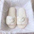 Fuzzy Plush Indoor Slippers - DippedShop Wholesale - #6451