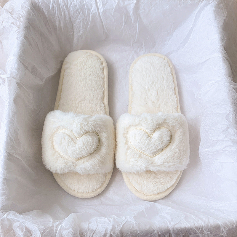 Fuzzy Plush Indoor Slippers - DippedShop Wholesale - #6451