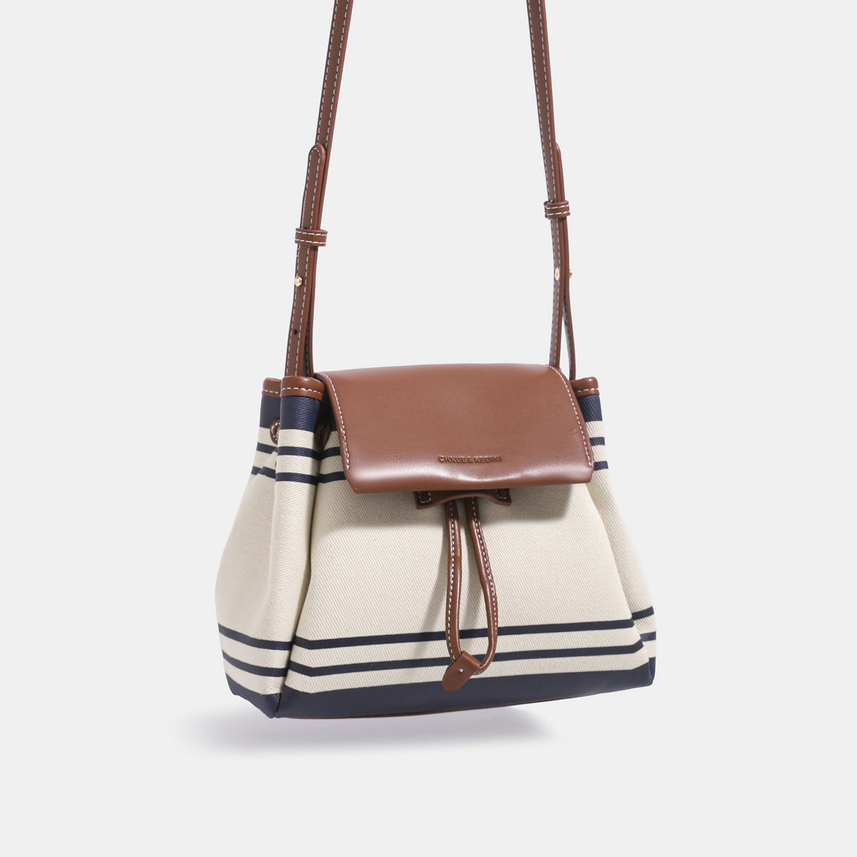 Trendy Striped Color Block Commuter Backpack 6W10BBG2417