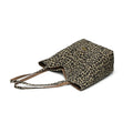 Leopard Print Reversible Large Capacity Tote Bag 6W10BBG2350