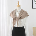 Fashion Hollow Out Knit Triangle Shawl Wrap 6W6NSC47
