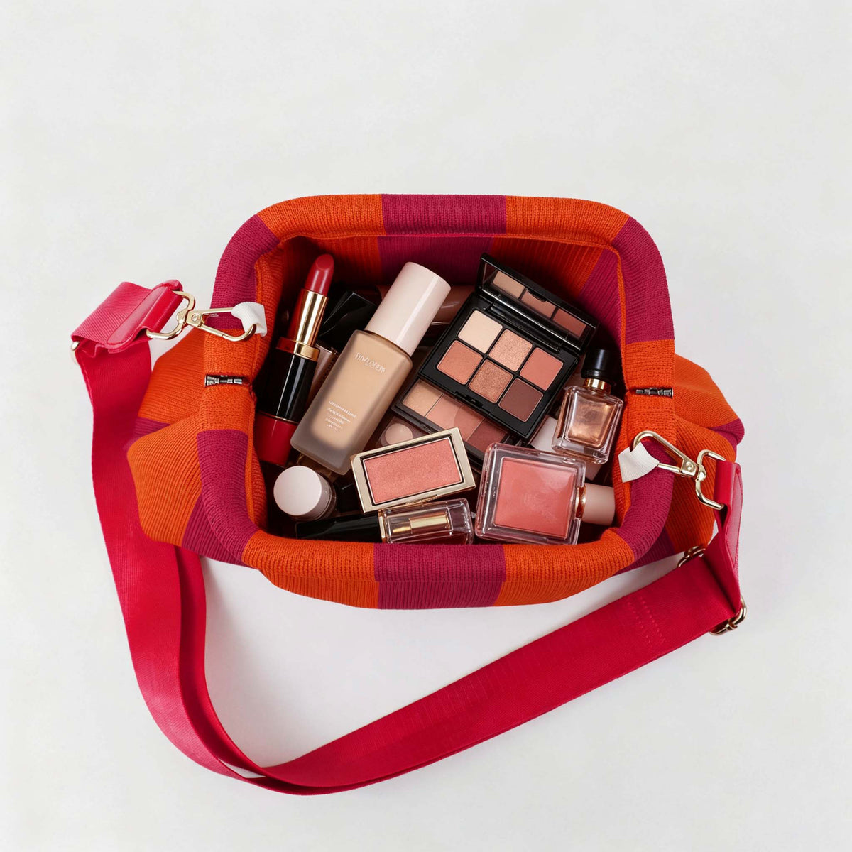 Stylish Color Block Striped Shoulder Bag 6W10BBG1935