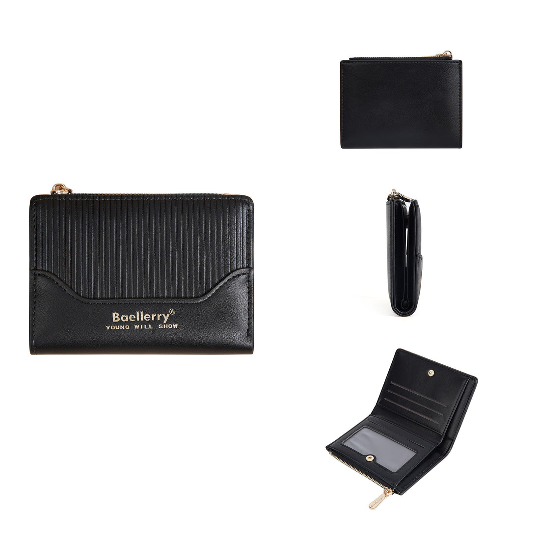 Simple Leather Splicing Card Cases Wallets DP25C647
