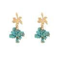 Boho Tassel Stone Earrings - DippedShop Wholesale - #6163