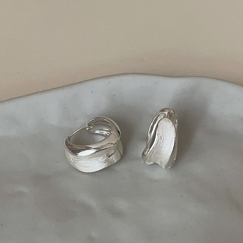 Minimalist Irregular Hoop Earrings - DippedShop Wholesale - #2307