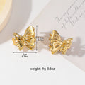 Gold Butterfly Hair Claw - DippedShop Wholesale - #7507