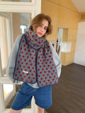 Polka Dot Wool Scarf - DippedShop Wholesale - #3011