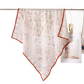 Floral Silk Square Scarf - DippedShop Wholesale - #4547