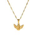 Gold Plated Heart Choker - DippedShop Wholesale - #6691