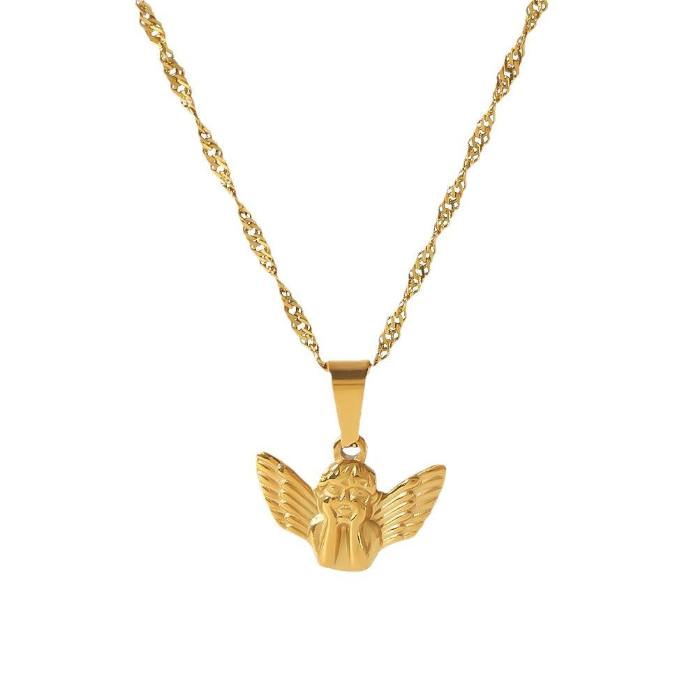 Gold Plated Heart Choker - DippedShop Wholesale - #6691