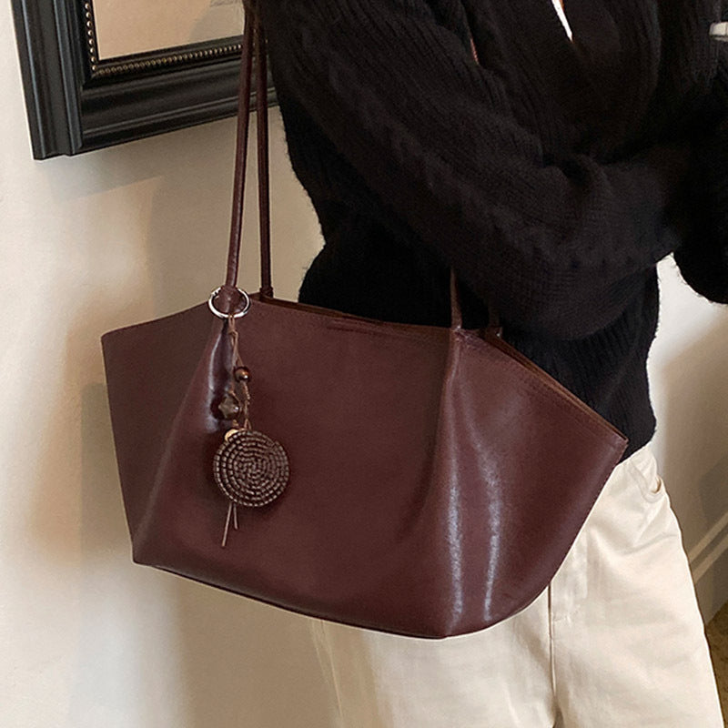 Vintage Soft PU Leather Slouchy - DippedShop Wholesale - #2419