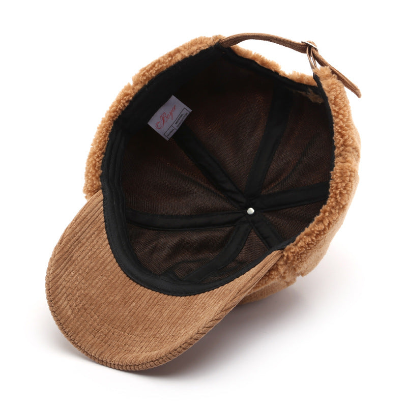 Sherpa Corduroy Baseball Cap - DippedShop Wholesale - #4147