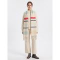 Striped Mohair Tassel Scarf - DippedShop Wholesale - #8691
