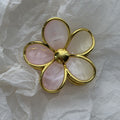 Cute Iridescent Flower Geometric Hair Claw 8AS6HCP307L