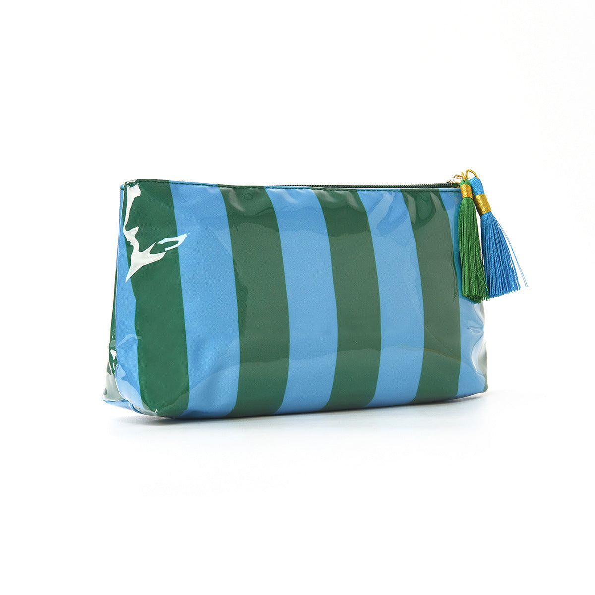 Chic Striped Large Capacity Waterproof Cosmetic Bag MK2BLW6C5CO14