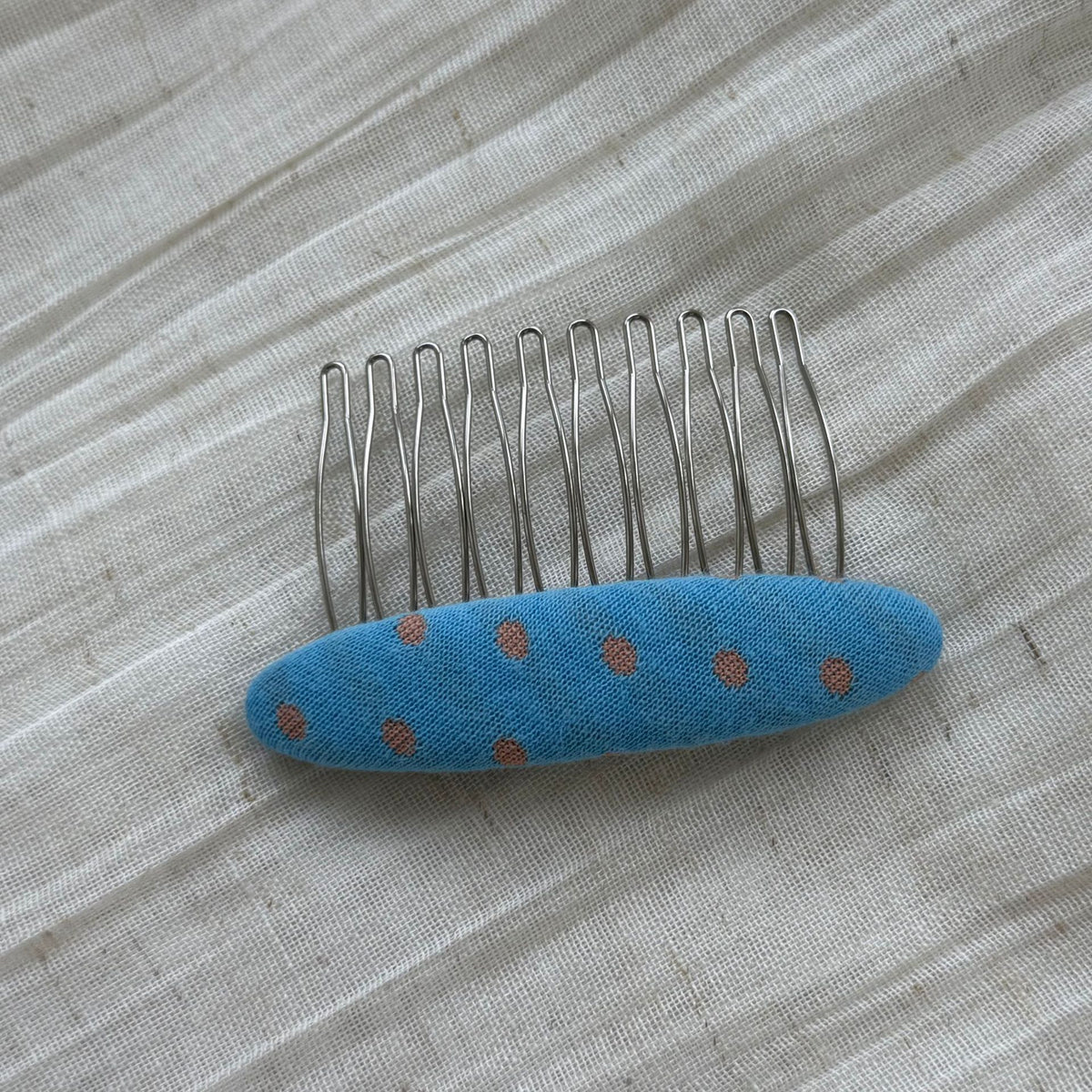 Elegant Polka Dot Non Crease Snap Hair Clip 6W6HCP1678