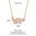Elegant Gold Plated Heart Rhinestones Pendant Necklace 6W6JNC643