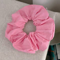 Dopamine Solid Color Cotton Elastic Scrunchies MK2BW6W6HSR56