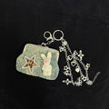 Denim Kiss-Lock Coin Purse - DippedShop Wholesale - #6659