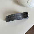 Trendy Polka Dots Plaid Acetate Dcukbill Hair Claw 6W6HCP1254