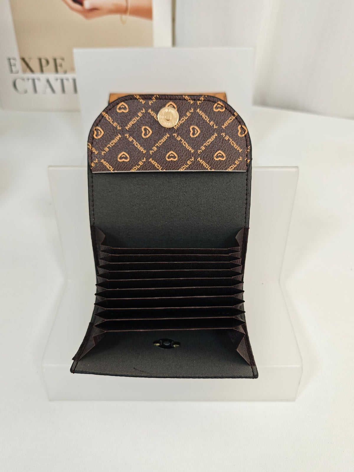 Heart Print Card Holder - DippedShop Wholesale - #7667