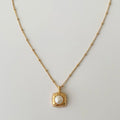 Gold Plated Pearl Choker - DippedShop Wholesale - #3299