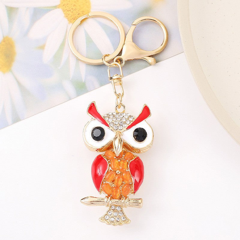 Owl Pendant Bag Charm - DippedShop Wholesale - #6739