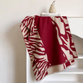 Reversible Jacquard Tassel Scarf - DippedShop Wholesale - #8995