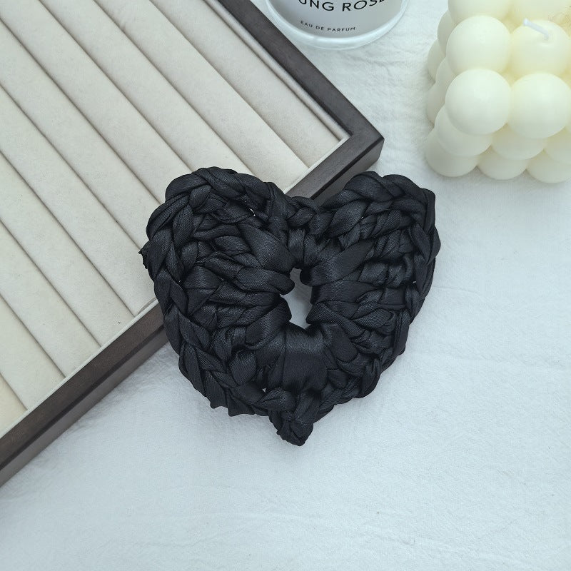 Minimalist Solid Color Stain Floral Scrunchies 6W6HSR506
