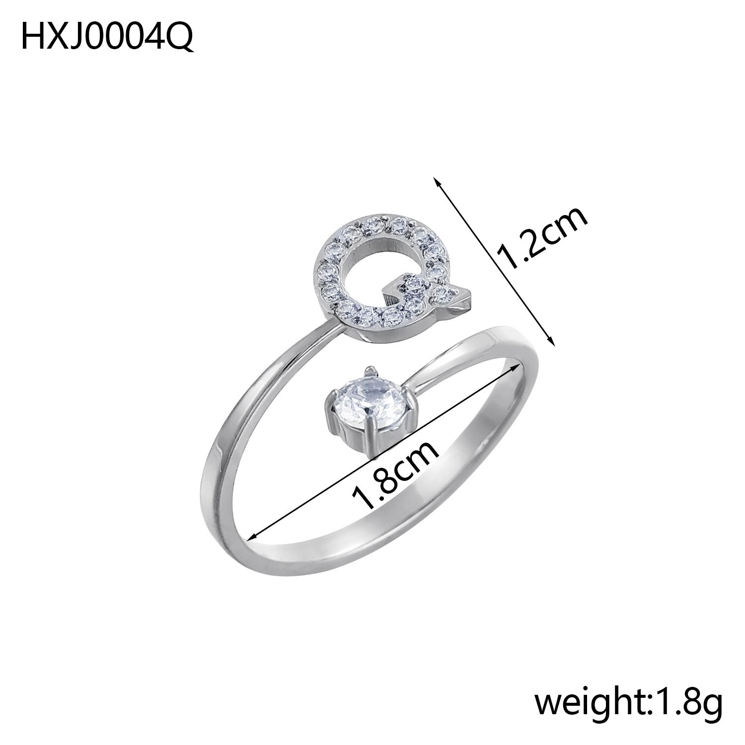 Simple Gold Plated Rhinestone - DippedShop Wholesale - #9395