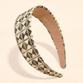Stylish Color Block Woven Wide Headband MK2SPM6W6HBD04