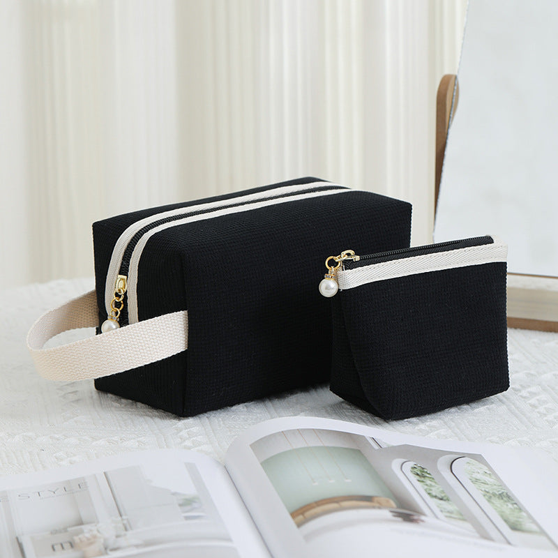 Minimalist Solid Color Portable Makeup Bag 6S10BOB1031