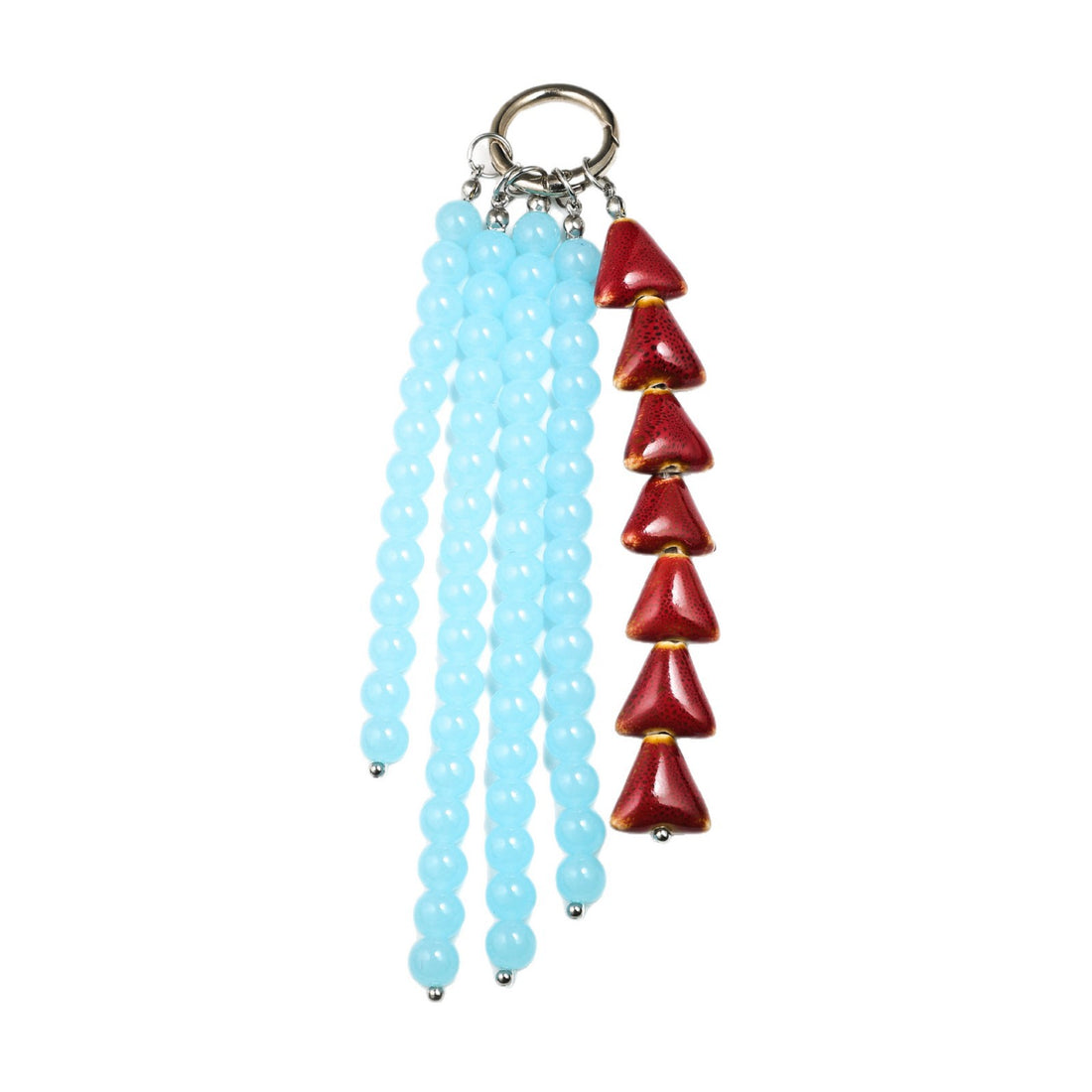Vintage Stone Beaded Tassel Charm - DippedShop Wholesale - #1363