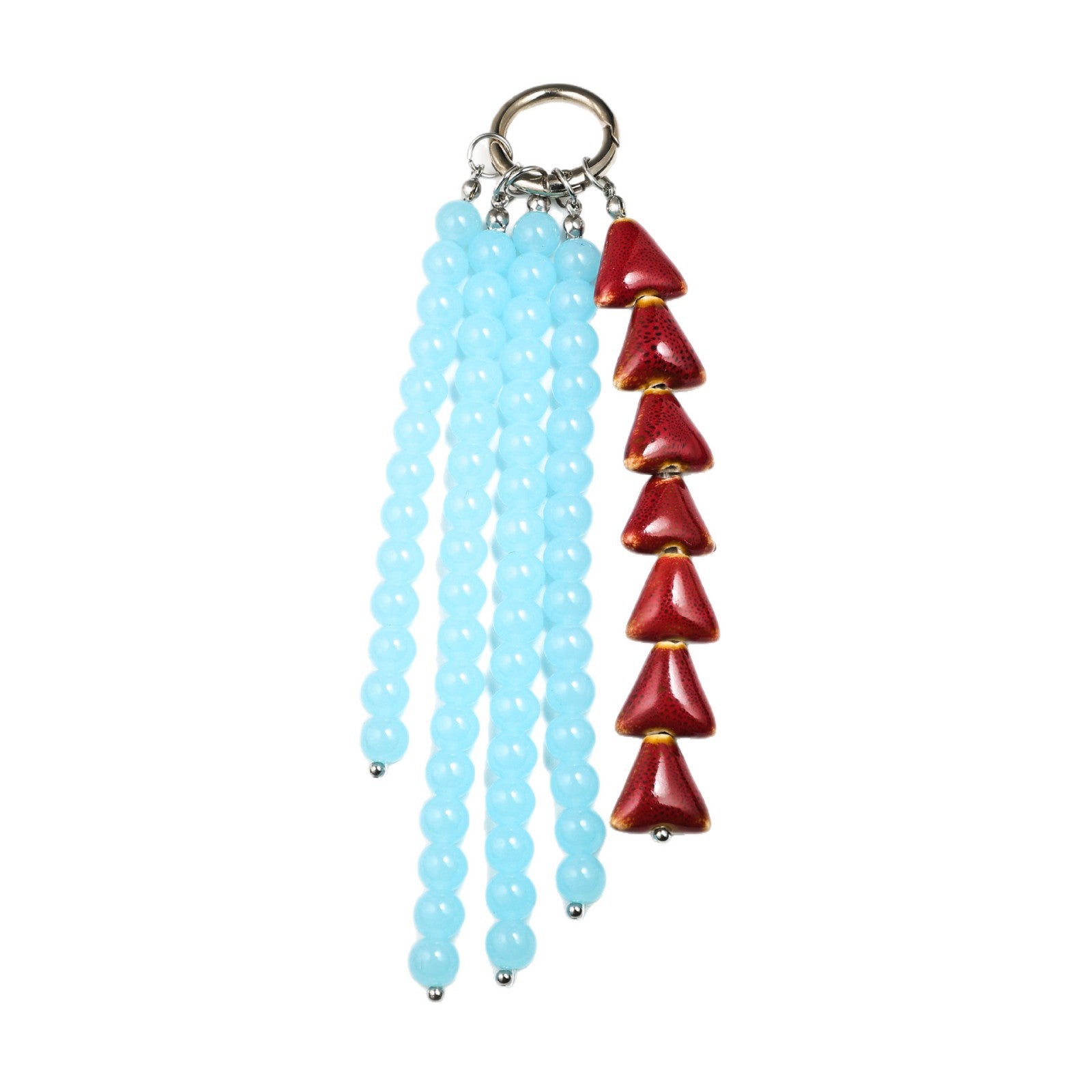 Vintage Stone Beaded Tassel Charm - DippedShop Wholesale - #4131