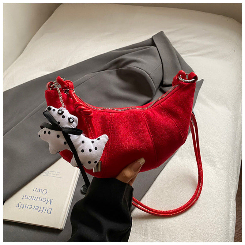 Croissant Underarm Crossbody Bag - DippedShop Wholesale - #7379