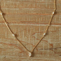Rhinestone Pendant Choker Necklace - DippedShop Wholesale - #2547