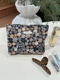 Fresh Daisy Jacquard Large Capacity Makeup Bag MK2BW6W10BOB395