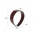 Sweet Floral Pattern Solid Color Wide Headband MK2PIM6W6HBD69