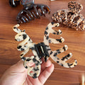 Retro Leopard Print Non-Slip Acetate Hair Claw 6W6HCP1295