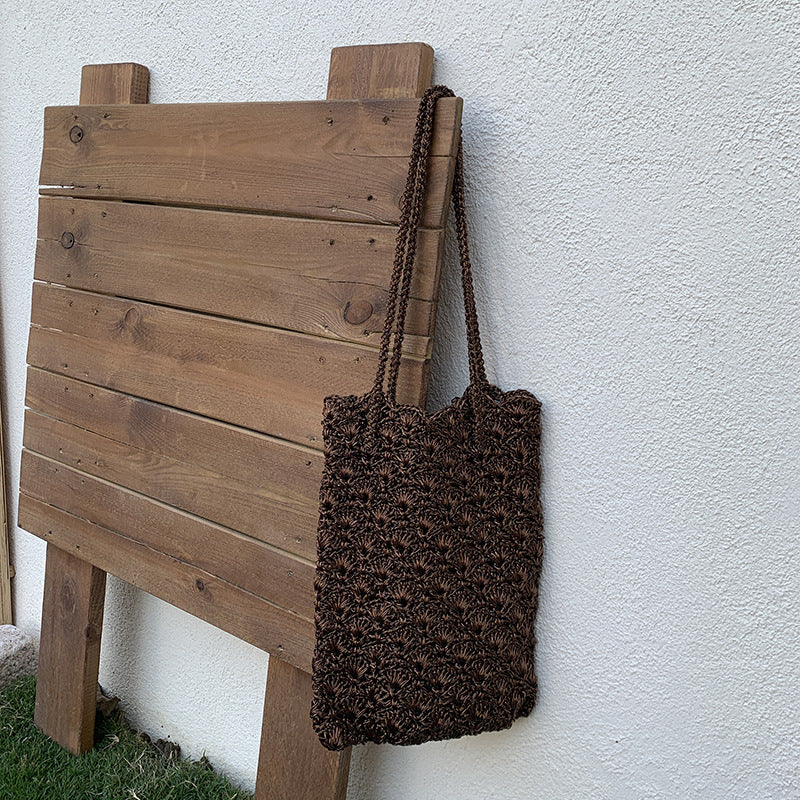 Hand-Crochet Shoulder Bag - DippedShop Wholesale - #4275