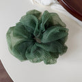 Retro Leopard Print Organza Ruffled Scrunchies 6W6HSR488