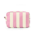 Simple Color Block Striped Portable Cosmetic Bag MK2BLW6C5CO24