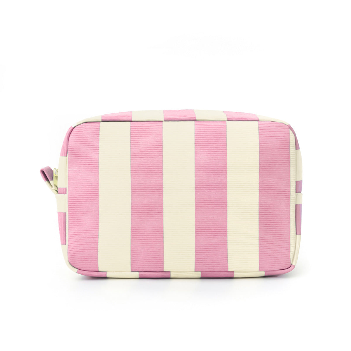 Simple Color Block Striped Portable Cosmetic Bag MK2BLW6C5CO24