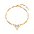 Fashion Double Layer Rhinestone Snake Chain Beacelet 6W6JBR527