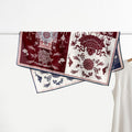 Elegant Floral Square Scarf - DippedShop Wholesale - #6227