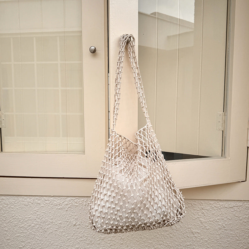 Solid Large Shoulder Bag - DippedShop Wholesale - #7603