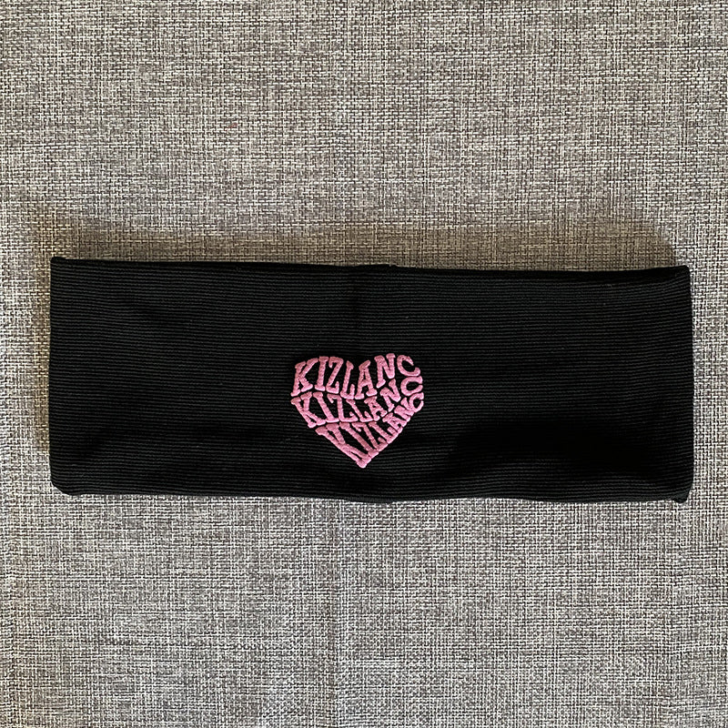 Heart Print Sporty Headband - DippedShop Wholesale - #5267