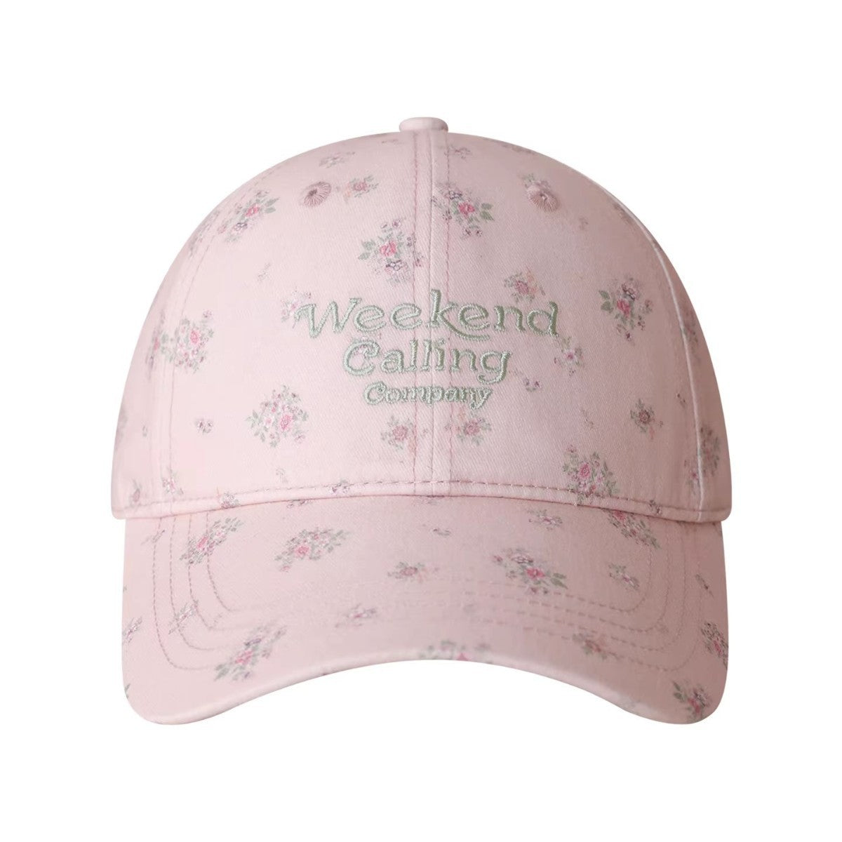Cute Flower Print Embroidery Outdoor Baseball Cap MK2BW6W6HAT82